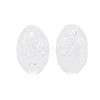 Transparent Crackle Acrylic European Beads CACR-S010-10-2