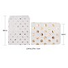 100Pcs 4 Patterns Eco-Friendly Kraft Paper Bags CARB-LS0001-02C-4