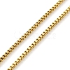 304 Stainless Steel Add a Bead Adjustable Box Chains Bracelets for Women BJEW-M307-01A-G-2