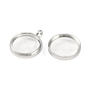 304 Stainless Stee Locket Pendants STAS-S132-15P-03-2