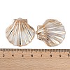 Acrylic Imitation Shell Pendants OACR-F012-04-3