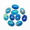Natural Striped Agate/Banded Agate Cabochons G-R415-18x25-12-1