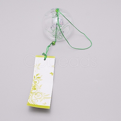 Japanese Round Painting Glass Wind Chimes CF-TAC0001-05A-1