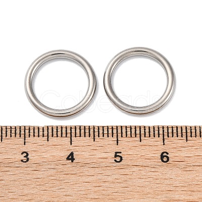 201 Stainless Steel Closed Jump Rings STAS-D301-17P-02-1