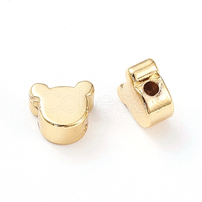 Brass Beads X-KK-K241-08G-1