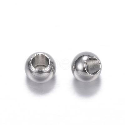 Tarnish Resistant 201 Stainless Steel Beads X-STAS-D447-35B-1