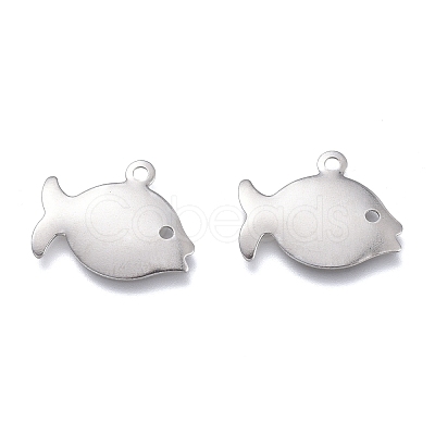 Non-Tarnish 201 Stainless Steel Charms STAS-K212-09P-1
