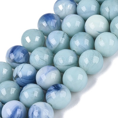 Imitation Lamowork Glass Beads Strands GLAA-Q106-07A-10-1