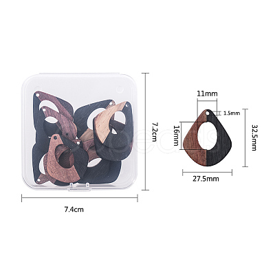 Resin & Wood Pendants RESI-OL0001-08A-1