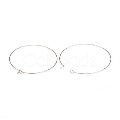 316L Surgical Stainless Steel Hoop Earring Findings STAS-G229-07P-04A-1