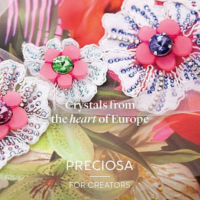 Preciosa® MAXIMA Crystal Round Stones Y-PRC-RASS39-20310-1