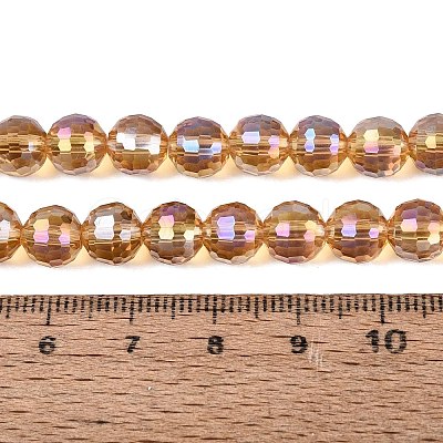 Transparent Glass Beads Strands GLAA-Q107-02A-07-1
