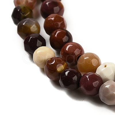 Natural Mookaite Beads Strands G-Z068-B04-01-1