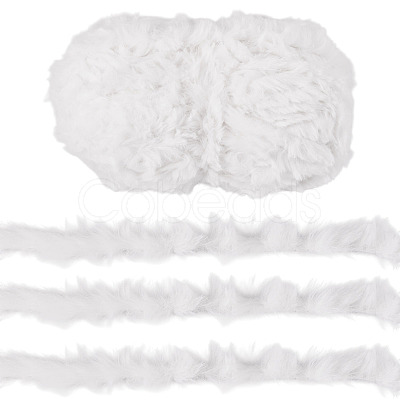 Super Bulky Faux Mink Fur Polyester Yarn YCOR-TAC0001-02A-1