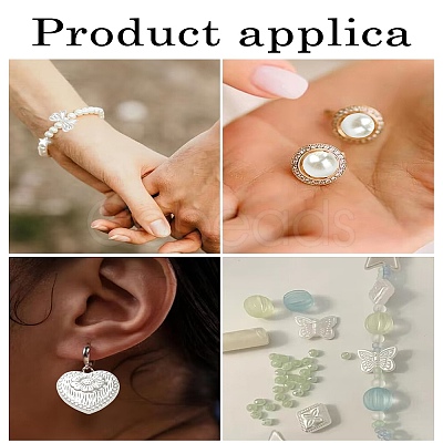 DIY Imitation Pearl Plastic Stretch Bracelet Making Kit DIY-YW0009-04-1
