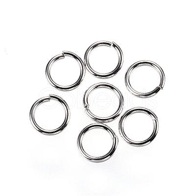 Tarnish Resistant 304 Stainless Steel Open Jump Rings STAS-D448-099P-6mm-1