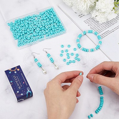 3 Strands Handmade Polymer Clay Beads Strands CLAY-SC0001-67C-1
