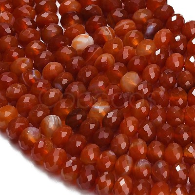 Natural Red Agate Beads Strands G-C280-A12-02-1