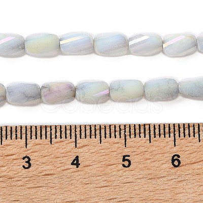Ombre Effect Dyed Glass Beads Strands GLAA-I059-01H-1