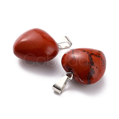 Natural Red Jasper Pendants G-I311-A25-1