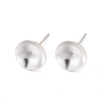 925 Sterling Silver Ear Stud Findings STER-K167-043E-S-1