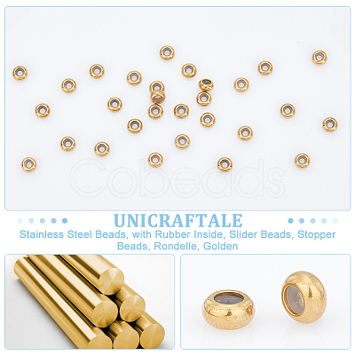 304 Stainless Steel Beads STAS-UN0018-26G-1