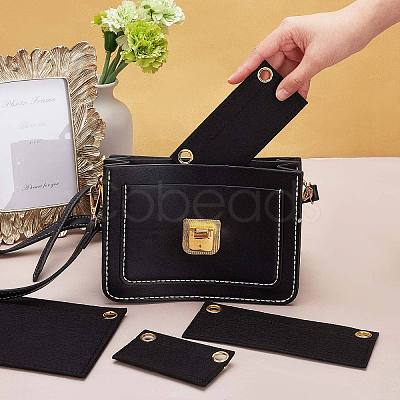 4Pcs 4 Style Wool Felt Purse Organizer Insert DIY-CN0002-10-1