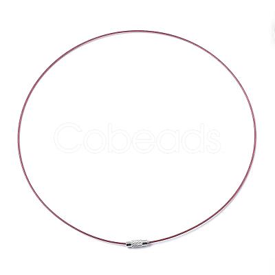 Stainless Steel Wire Necklace Cord DIY Jewelry Making TWIR-R003-09-1