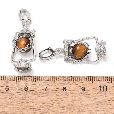 Natural Tiger Eye Pendants GG-CBA0251-04P-08-1