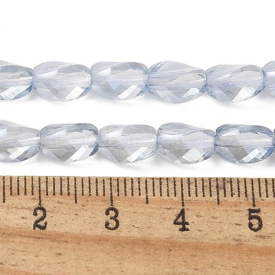 Electroplate Glass Beads Strands EGLA-L045-C-PL03-1