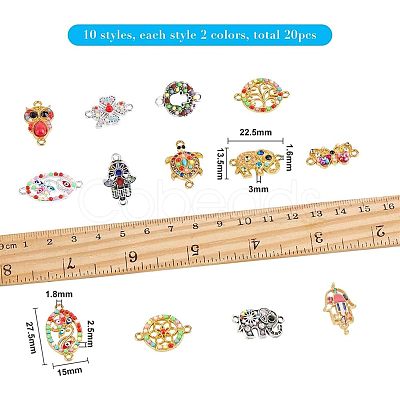 Evil Eye Alloy Links PALLOY-NB0001-46-1