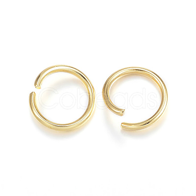304 Stainless Steel Open Jump Rings X-STAS-F084-15G-1