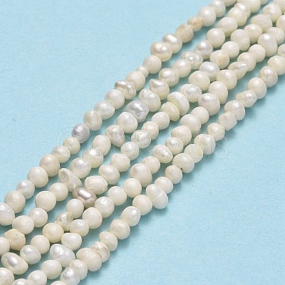 Natural Cultured Freshwater Pearl Beads Strands X-PEAR-F018-11-1