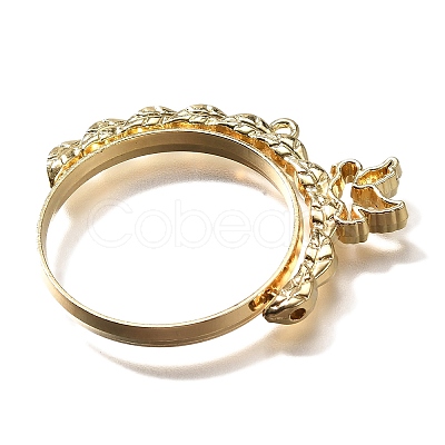 Alloy Open Back Bezel Pendants PALLOY-I223-03LG-1
