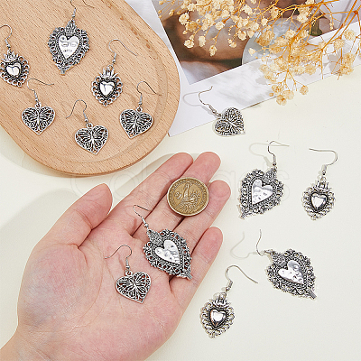 2Bags Alloy Dangle Earrings EJEW-HS0001-26-1