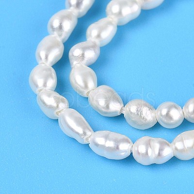 Natural Cultured Freshwater Pearl Beads Strands PEAR-T006-08-1