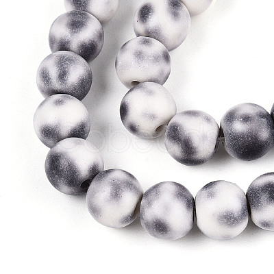 Synthetic Turquoise Round Beads Strands TURQ-T004-14C-1
