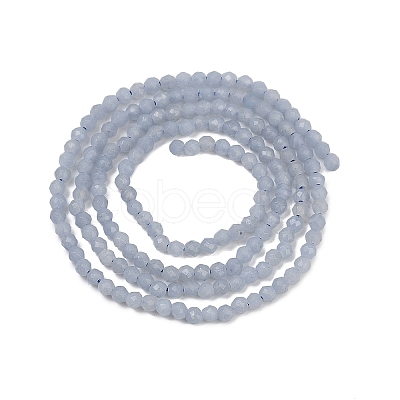 Natural Angelite Beads Strands G-Z079-A01-01-1