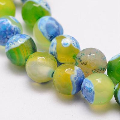 Natural Fire Crackle Agate Bead Strands G-K166-06F-8mm-09-1