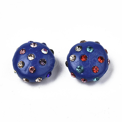 Polymer Clay Rhinestone Beads RB-S056-27A-1