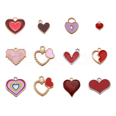 Alloy Enamel Pendants PALLOY-KS0002-04-1