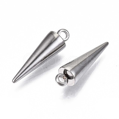Tarnish Resistant 201 Stainless Steel Pendants STAS-S117-002C-01-1