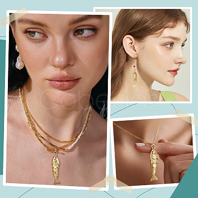 6Pcs Brass Pendants KK-BC00015-48B-1