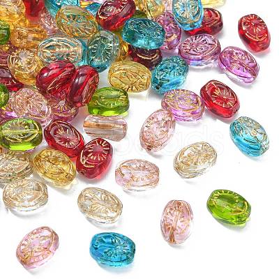 100Pcs Transparent Glass Beads Strands GLAA-CJ0002-10-1
