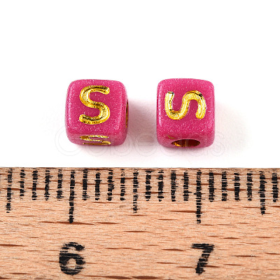 Plating Acrylic Beads OACR-N140-01A-S-1