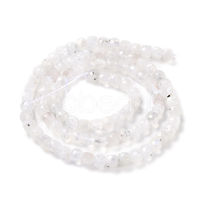 Natural Rainbow Moonstone Beads Strands G-K315-A11-1