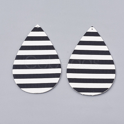 Imitation Leather Big Pendants FIND-N001-18A-1
