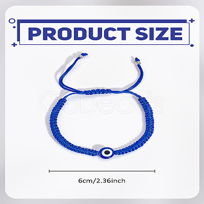 1Pc Adjustable Braided Bead Bracelets BJEW-LP0002-34A-1