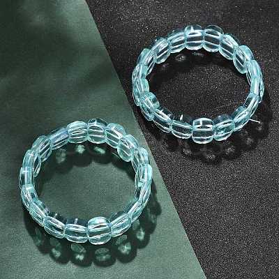 Glass Beads Stretch Bracelets for Women Men BJEW-M049-11D-1