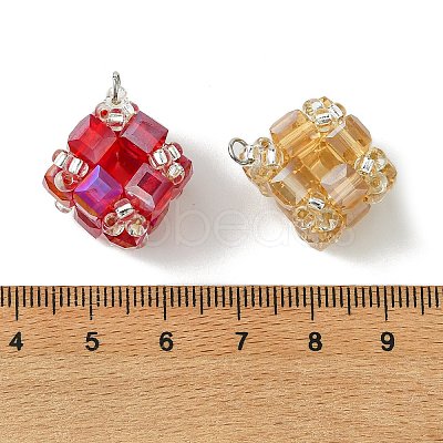 Glass Pendants PALLOY-MZ01350-1